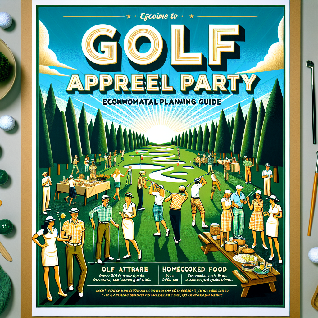 Golf Apparel Theme Party: A Cost-Effective Planning Guide