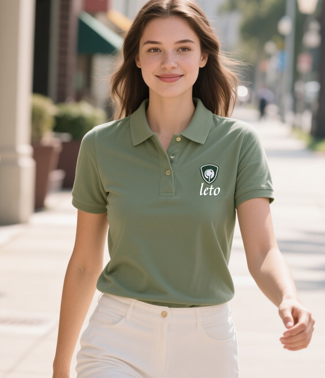 A collection of custom logo sport golf shirts, featuring sleek designs, vibrant colors, and high-quality embroidered logos, perfect for branding or teamwear