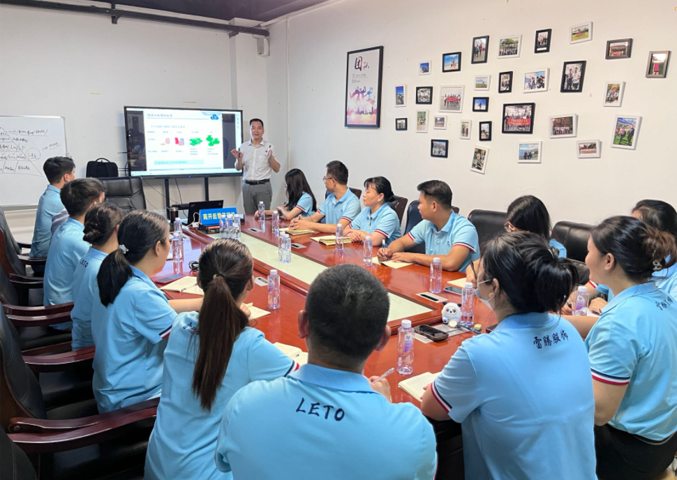 A workspace filled with creative startup team members brainstorming innovative, trend-aligned solutions, showcasing teamwork and cutting-edge tools