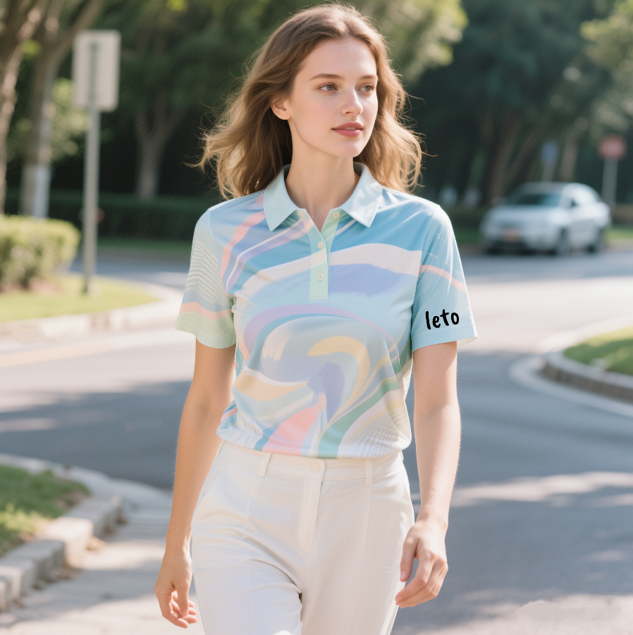 Custom golf apparel solutions for startups featuring embroidered polos and sleek designs to elevate your brand.