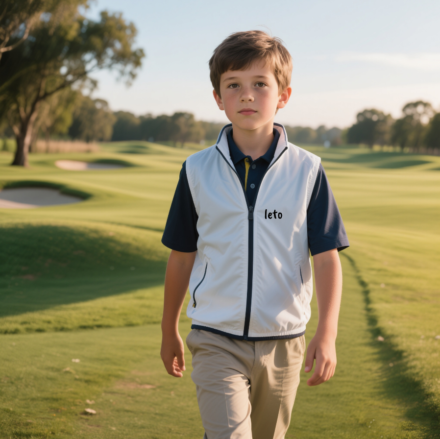 Lightweight golf sportswear featuring breathable, moisture-wicking fabric designed for comfort and mobility on the course.