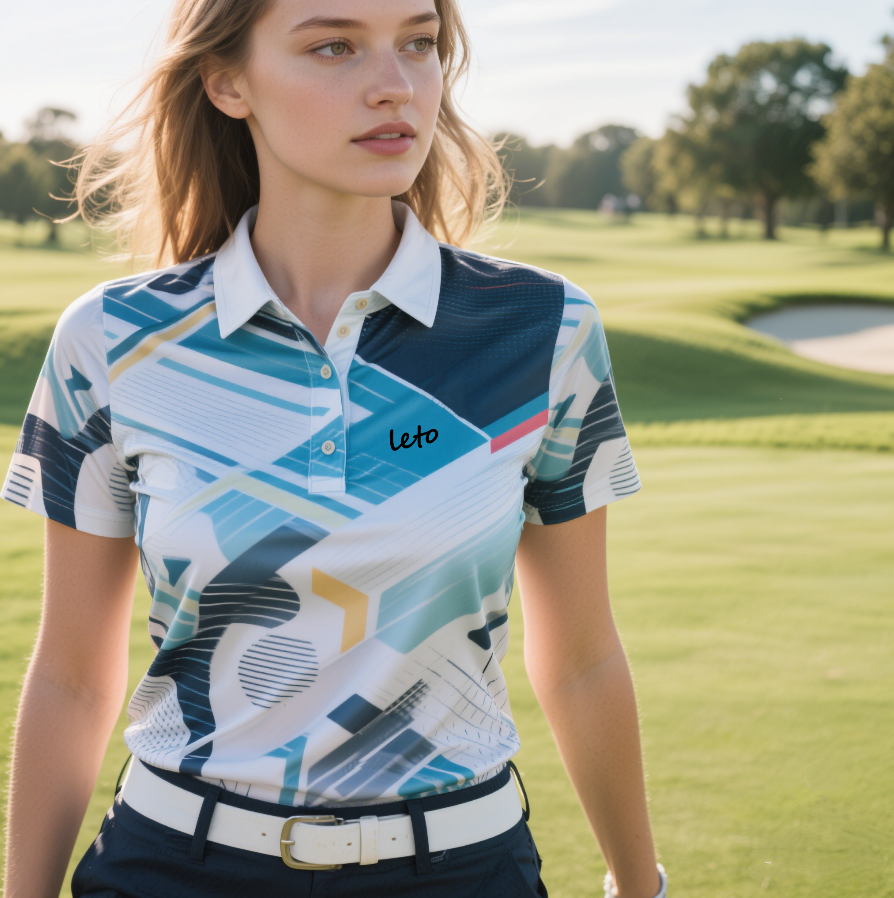 Custom golf wear combining personalized designs with high-performance features for a unique and functional experience on the course.